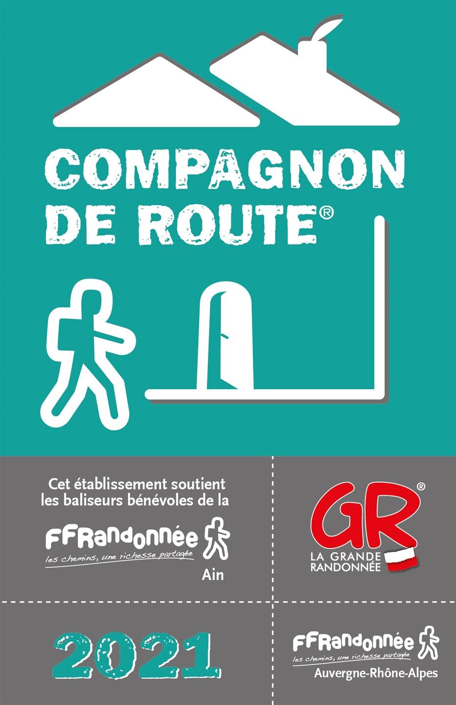 Au Vieux Four à Pain est Compagnon de Route® 2021 de la FFRandonnée Isère